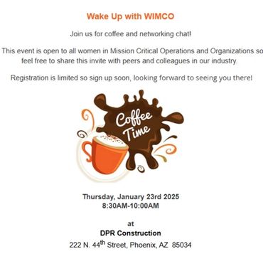 Wake up with WIMCO events