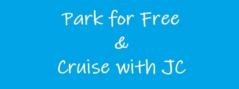 Sign offers free parking and cruising with JC.