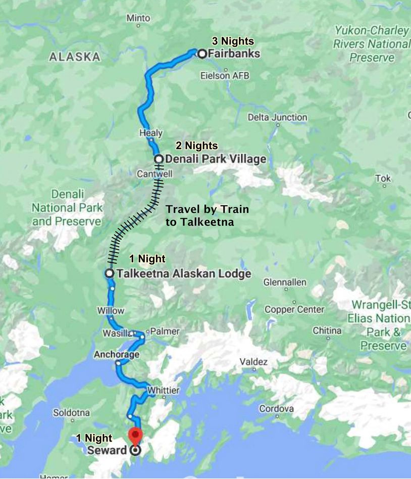 7 Night land tour, j c smith travel