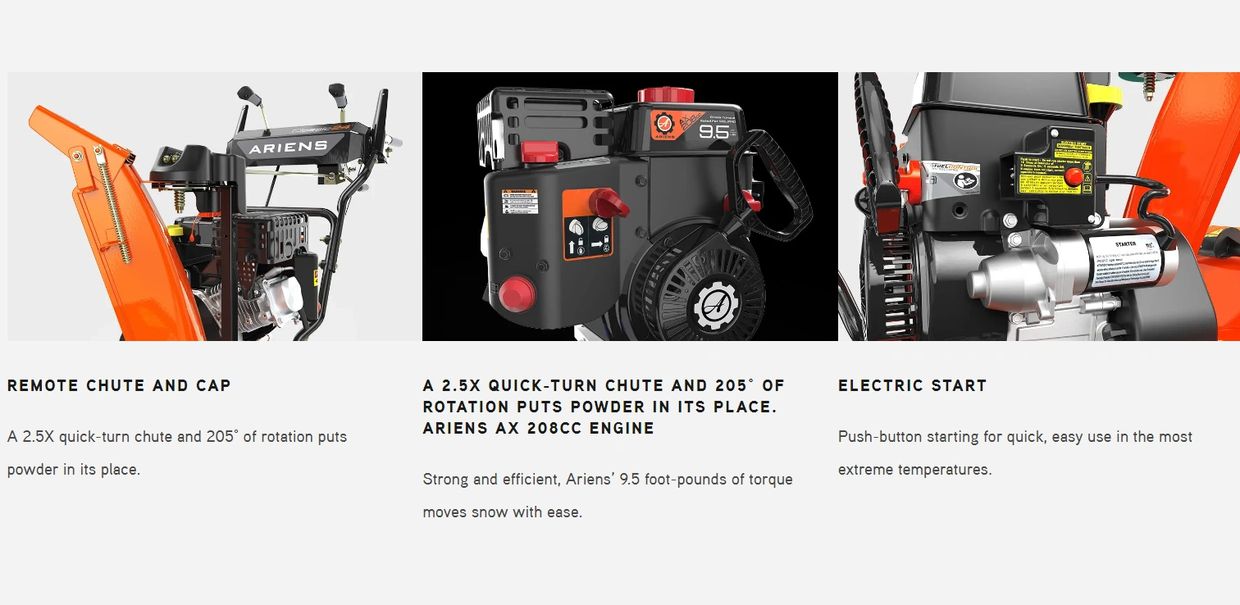 Ariens Classic Series Snow Blowers Models Ariens®