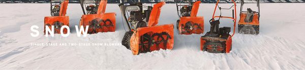 SINGLE-STAGE AND TWO-STAGE ARIENS SNOW BLOWERS