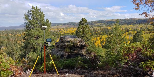 Rural western Colorado land survey boundary topography Aspen