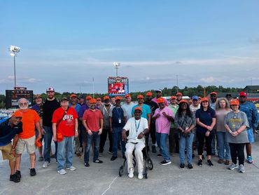 Abingdon Elks at Aberdeen Ironbirds with Perry Point VA Hospital Veterans
