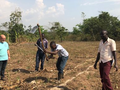 breaking ground on our 58:12 Shelter in Uganda