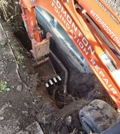 excavating for foundation repair
