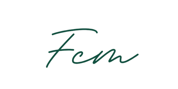 Elegant script text reading 'Fem'.