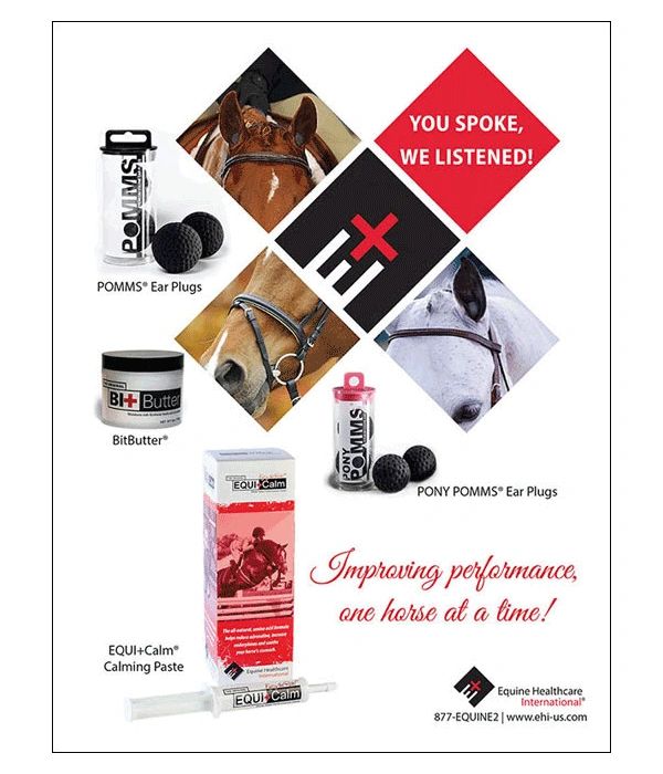 Full Page Ad for Equine Healthcare International