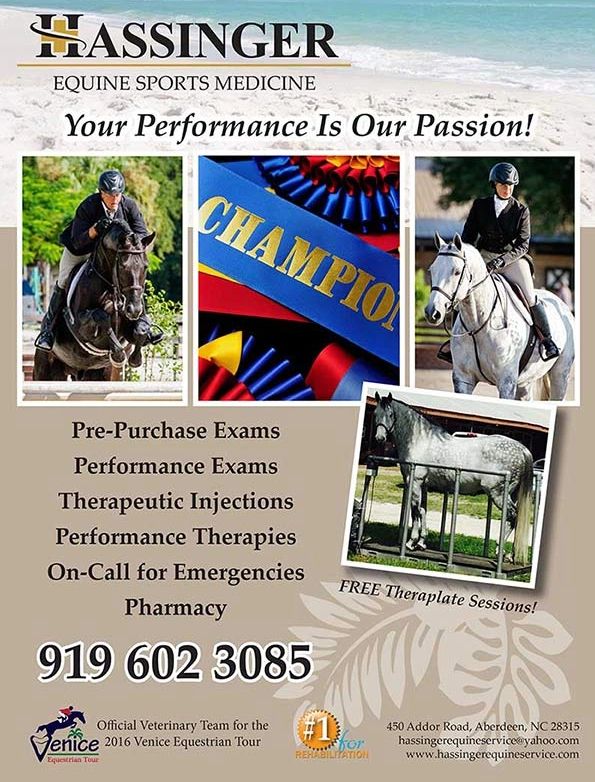 Full Page Ad for Hassinger Sports Medicine