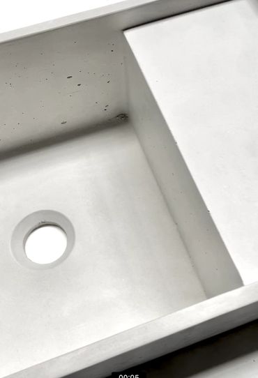 close up of Deep Deane sink in white
