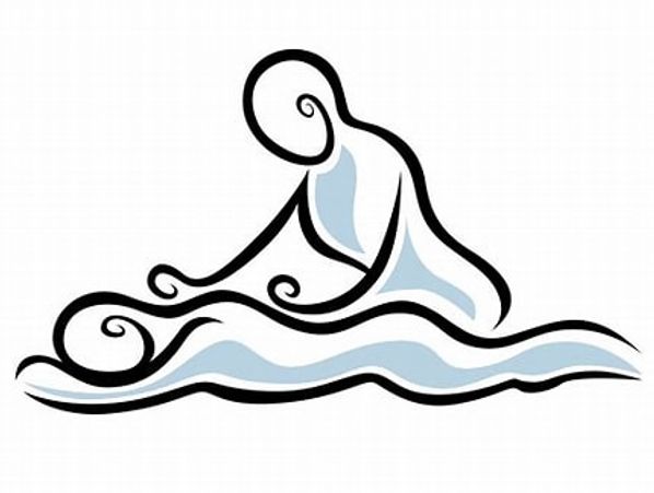 Massage line art.