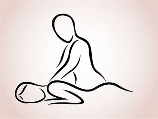 Massage line art.