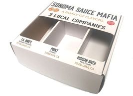 White corrugated mailer box with divider