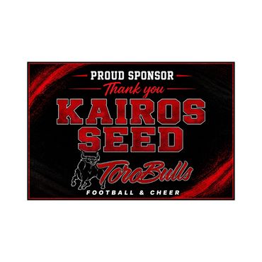 Kairos Seed 2026 Toro Bulls End Zone Sponsor