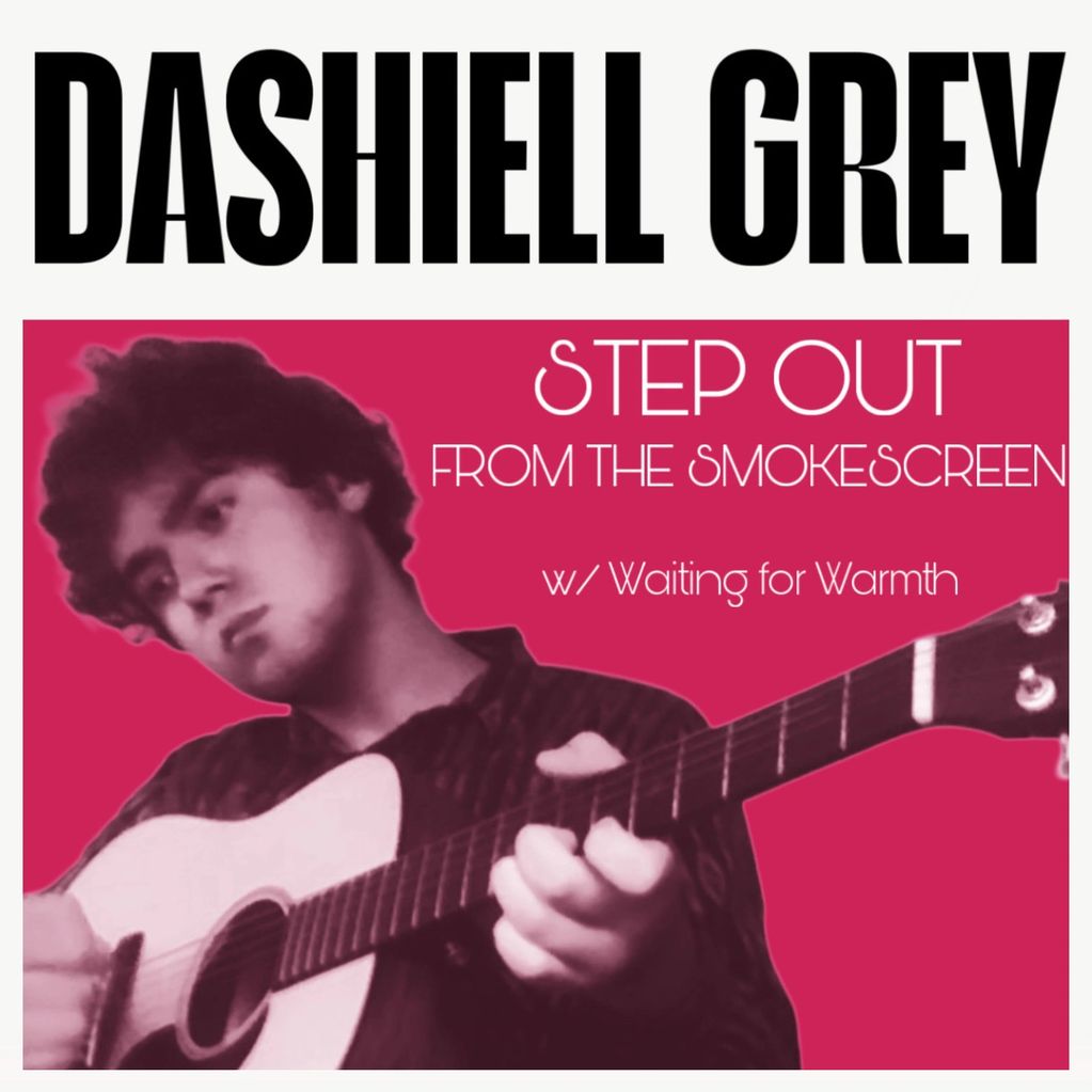 Dashiell Grey playing guitar for 'Step Out From The Smokescreen'.