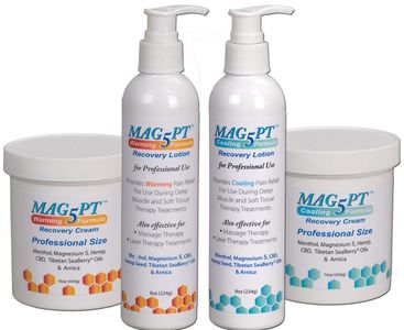 Mag5PT for the professional physical therapist. Warming and cooling formulas to make your job easier and your patients happier!