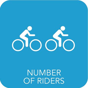 Number of Riders Icon
