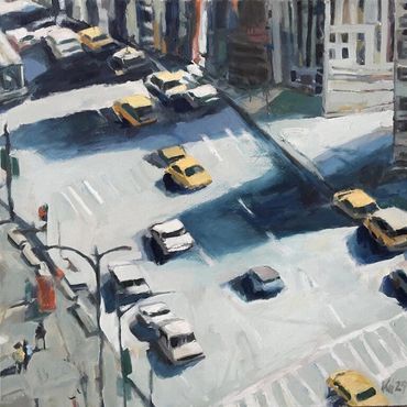 “Woodward Ave.”
$1,500 /33” x 30” / Oil on Canvas