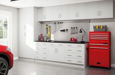 Garage storage cabinetry