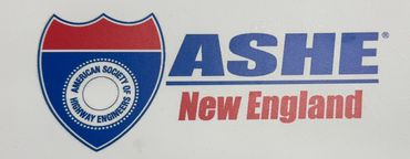 Logo of ASHE New England, American Society of Highway Engineers.