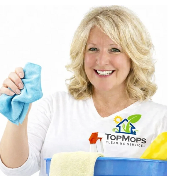 Owner Kristen Bray of Top Mops Cleaning Services, a locally owned Wilmington, NC cleaning company.