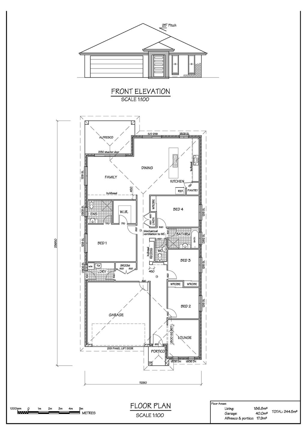 "Premium 2D House Plans – Bailey Homes and Construction"