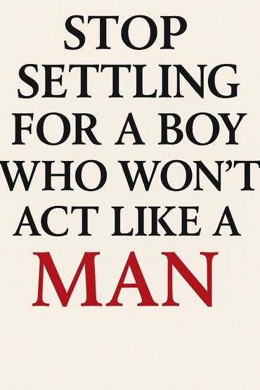 Motivational quote urging not to settle for less in relationships.