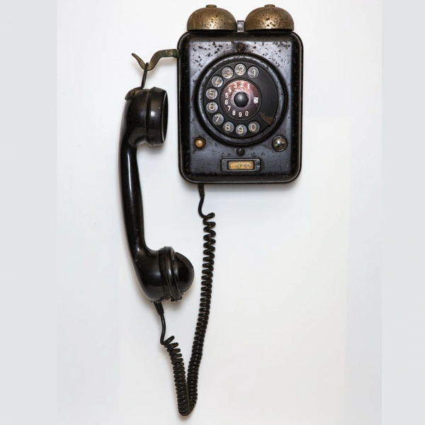 Antique phone to talk about a house healing