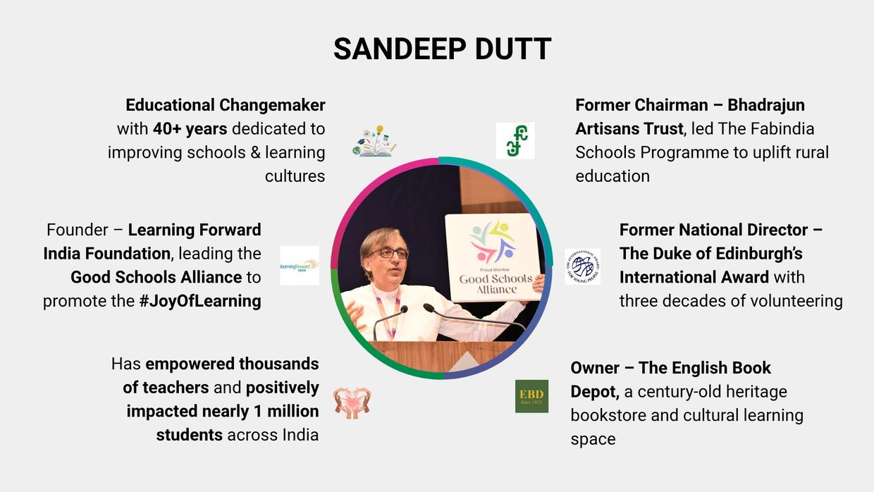 Sandeep Dutt, founder Good Schools Alliance