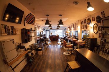 Burlingtons oldest running barbershop Pine and Dale Barbershop traditional barbershop mens haircut