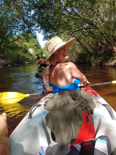 sandra-smiling-at-brant-crockett-canoeing