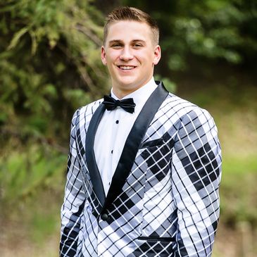 Men's Tailoring Suit Custom Lethbridge Modern Fashion Plaid Check Formal