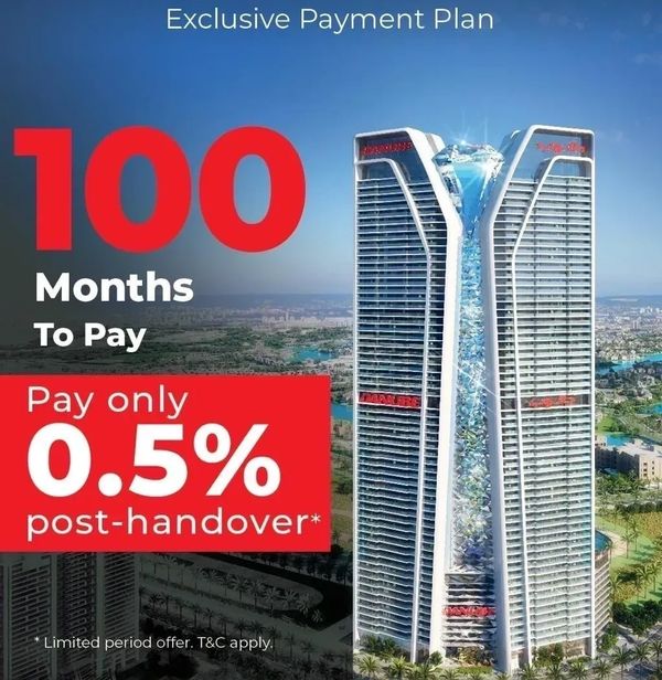 Exclusive payment plan offers 100 months to pay with only 0.5% post-handover.