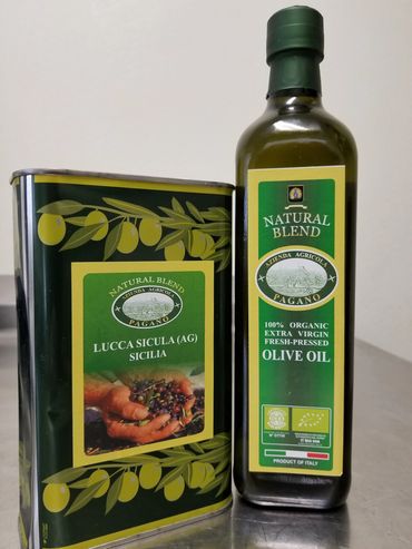 Our Families Organic Oil from Lucca Sicula, Sicily. PAGANO EVO -VERY high quality