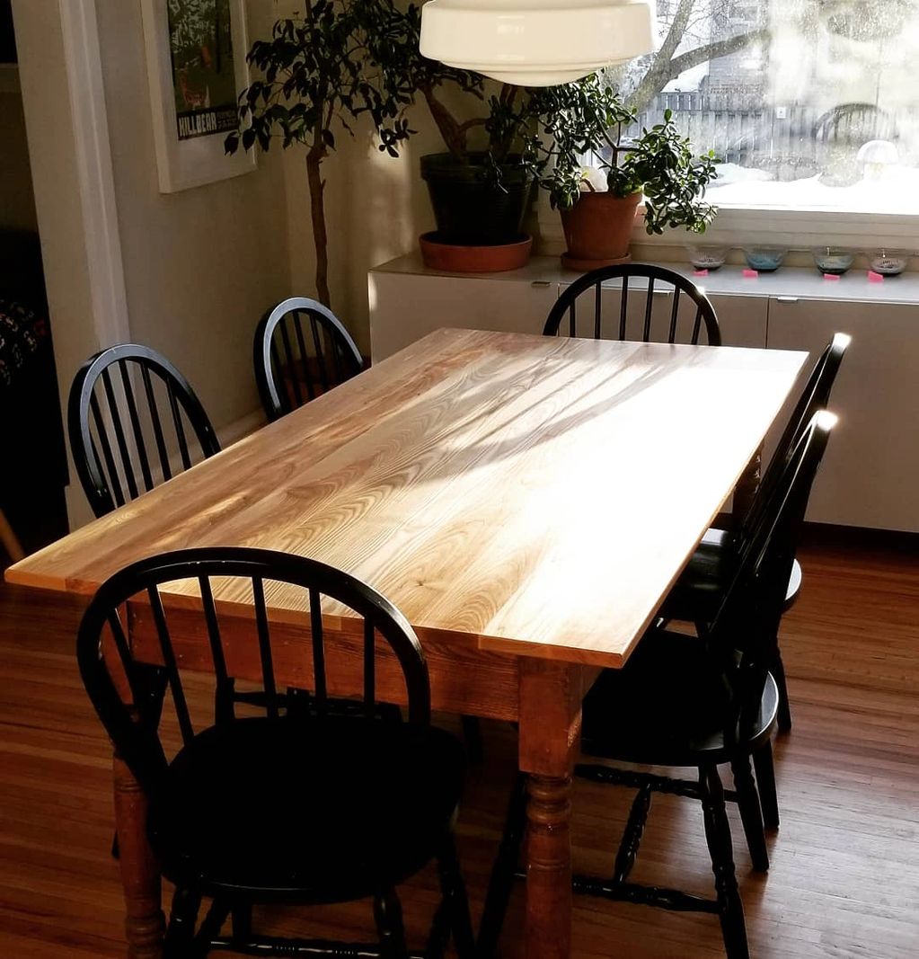 Ash dining room table