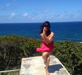 Garudasana (Eagle) in Puerto Rico