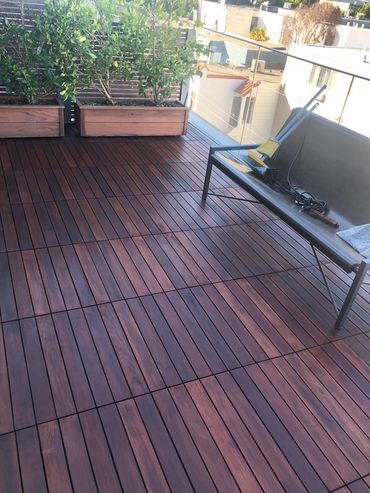 Roof deck remodeling, restoration, refinishing, staining, renovation, repair, IPE, redwood Sausalito