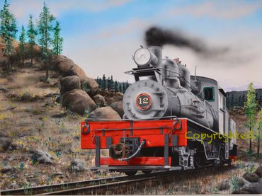 Shay Steam Locomotive