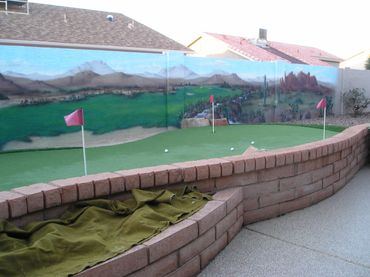 Golf Course Wall Mural
