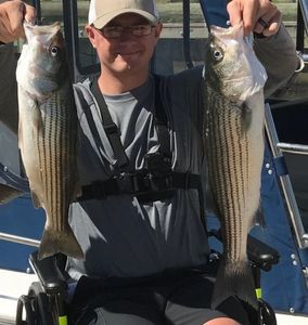 Light Tackle fishing Annapolis fishing charters on board the Down Time
