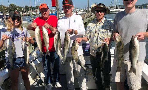 Annapolis fishing charters on board the Down Time