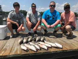Jimmy Bone Fishing Annapolis fishing charters on board the Down Time