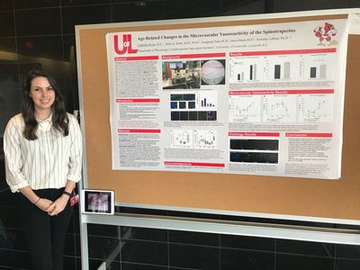 Gabrielle Rowe presents her research at Research Louisville
