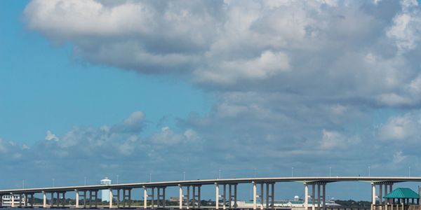 Bridge from Ocean Springs MS to Biloxi MS.