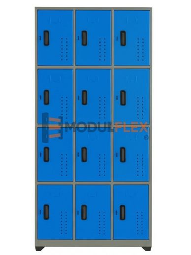 Lockers metálicos 12 puestos puertas azules locker metálico casilleros metálicos locker para cascos