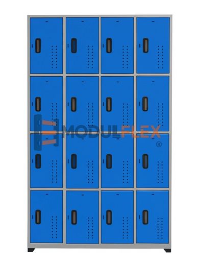 Lockers metálicos 16 puestos puertas azules locker metálico casilleros metálicos locker para cascos
