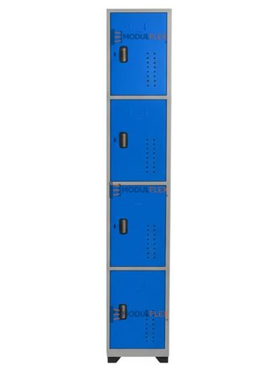 Lockers metálicos 4 puestos vertical puertas azules locker metálico casilleros metálicos para cascos