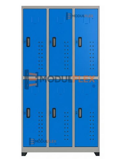 Lockers metálicos 6 puestos puertas azules locker metálico casilleros metálicos locker para cascos