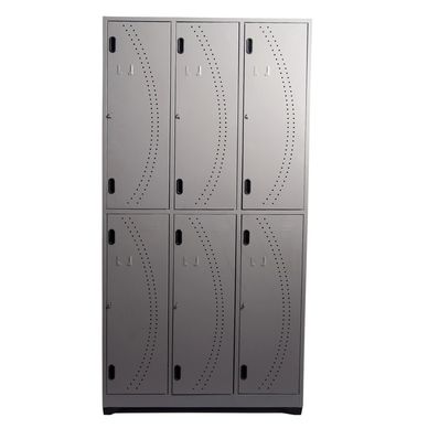 Lockers 6 puestos horizontal
