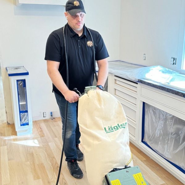 Hardwood flooring on-site sand, stain, and finish work in Spokane and surrounding areas