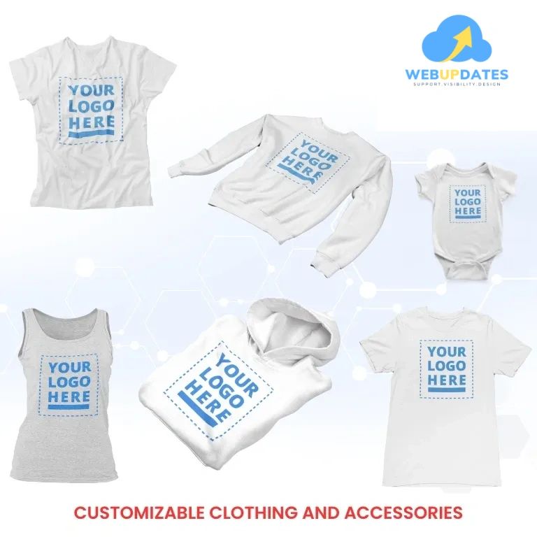 Introducing WebUpdates.net's white label clothing and accessories service - stylish and customizable